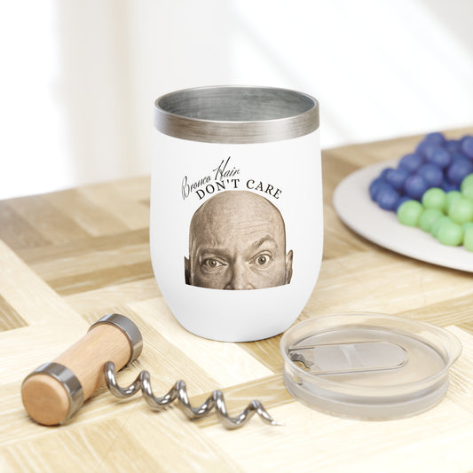Bronco Hair, Don't Care / Men's / Funny - Chill Wine Tumbler