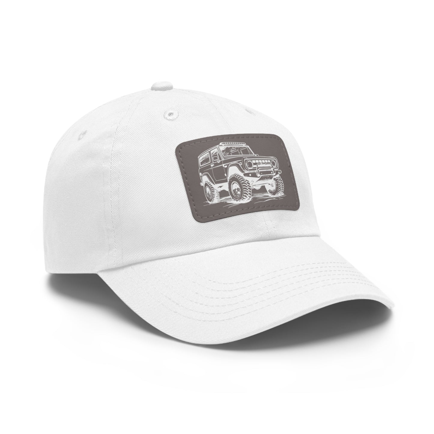 Off-Road Dad Hat with Leather Patch