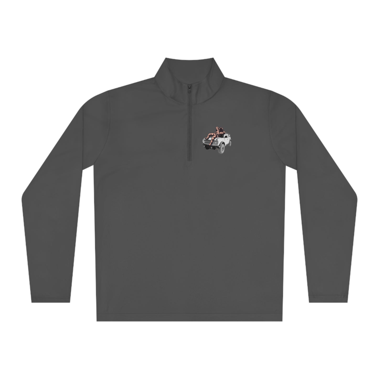 Space Bronco - Unisex Quarter-Zip Pullover