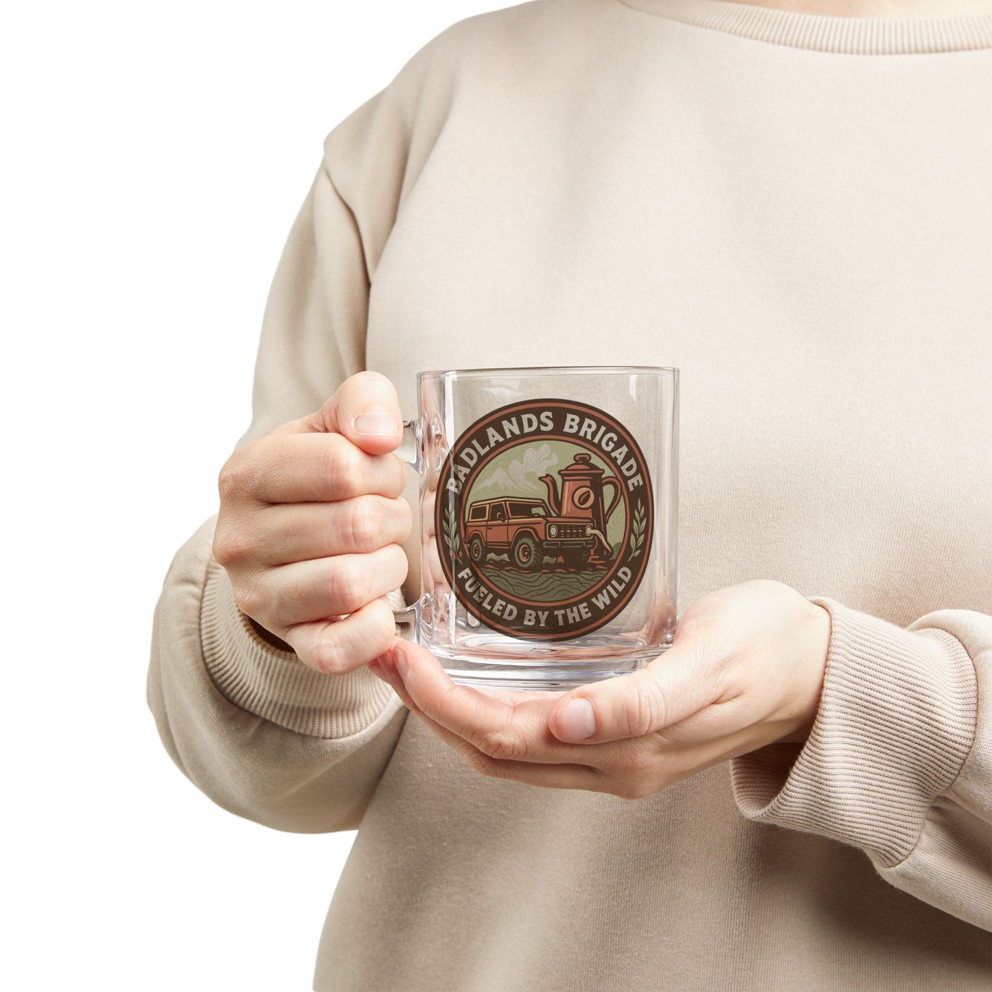 Badlands Brigade 10oz Coffee Mug - Fueled by the Wild Adventure Mug