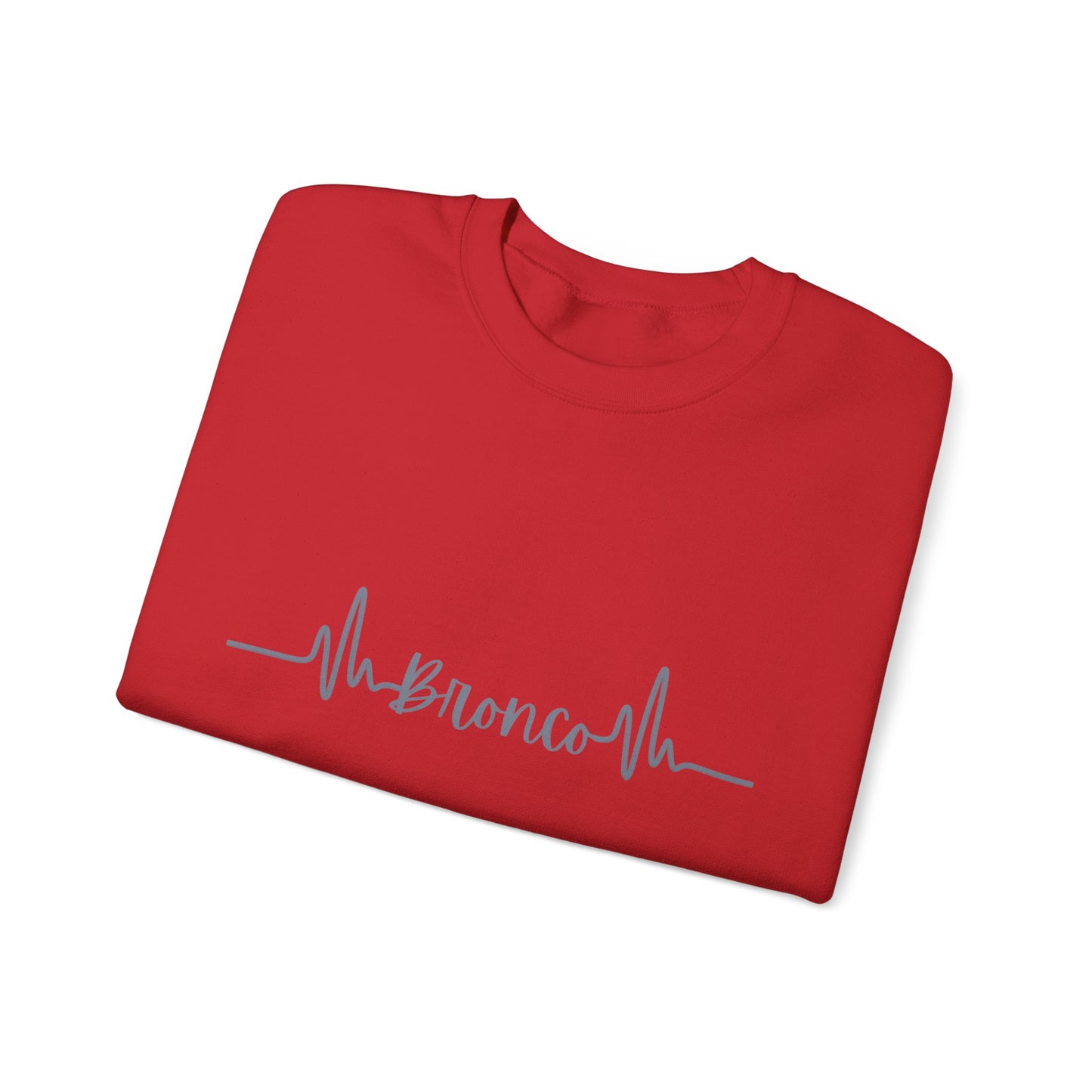 Bronco Heartrate - Unisex Heavy Blend Crewneck Sweatshirt