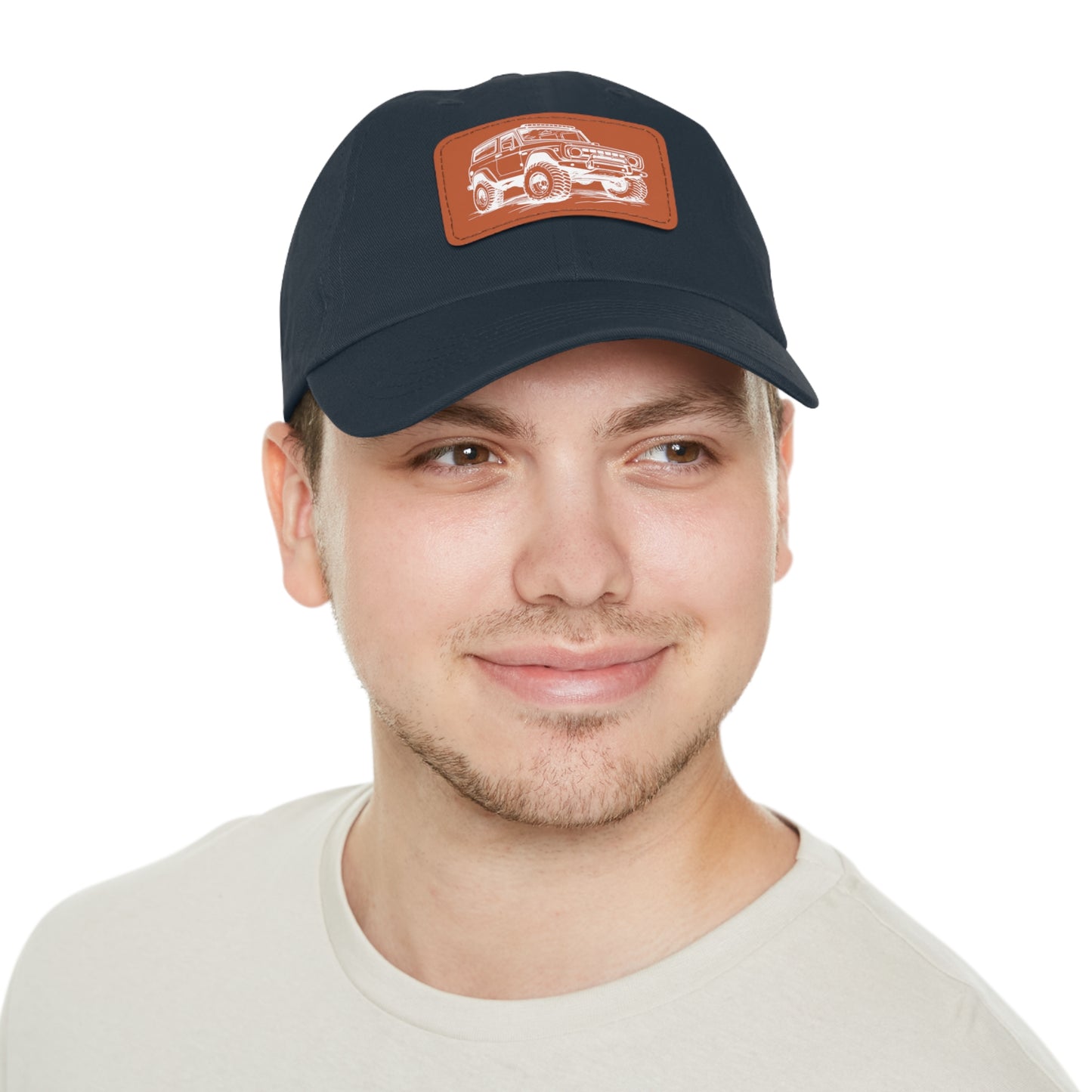 Off-Road Dad Hat with Leather Patch