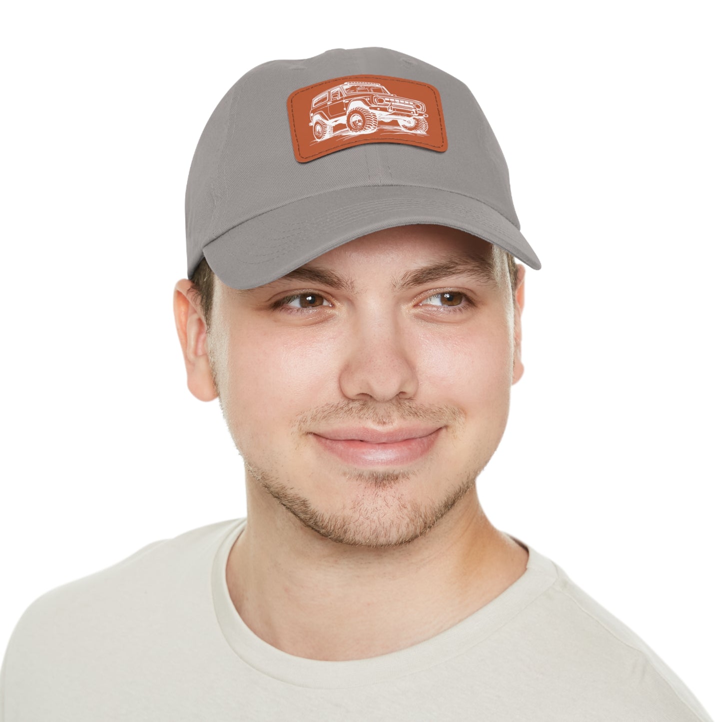 Off-Road Dad Hat with Leather Patch