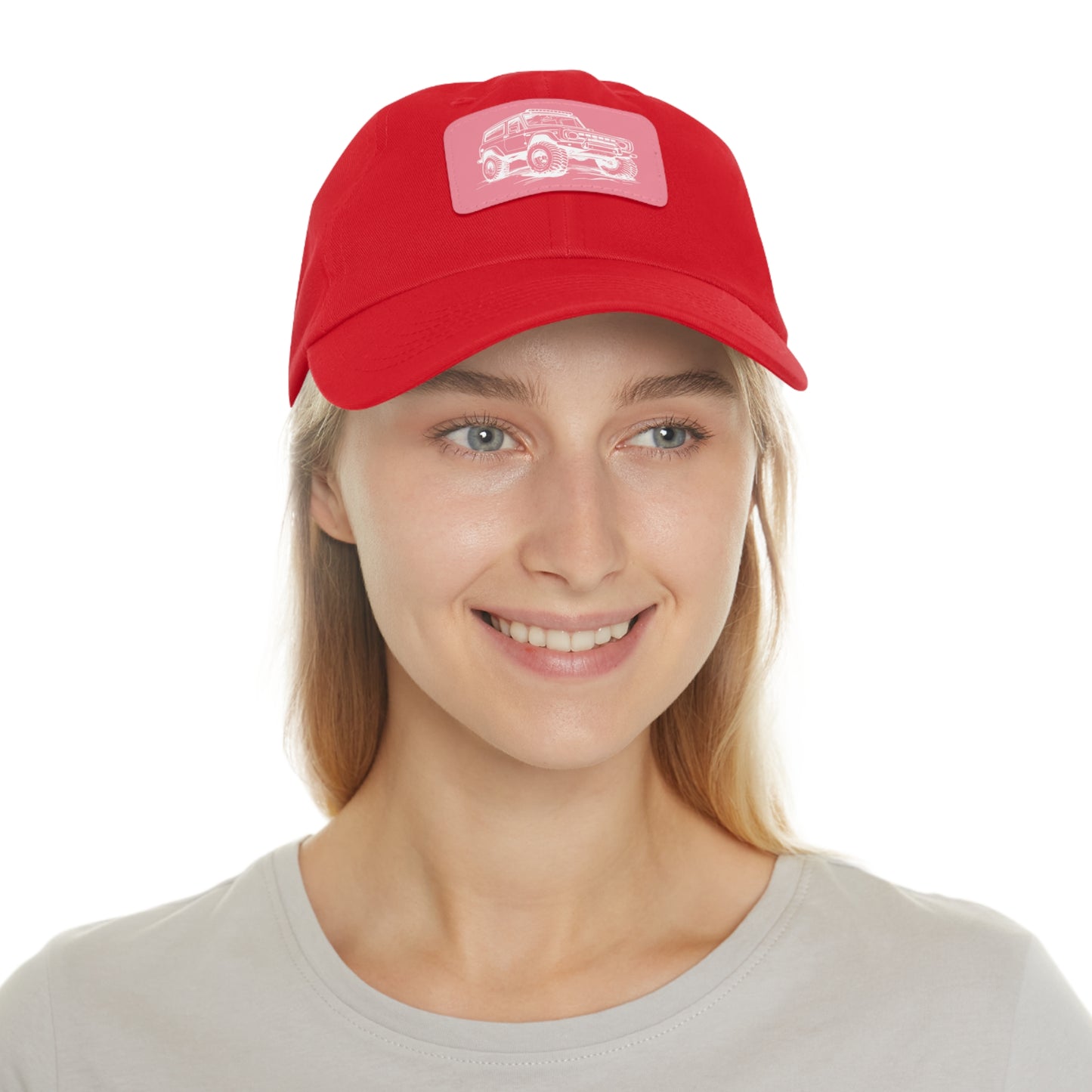Off-Road Dad Hat with Leather Patch