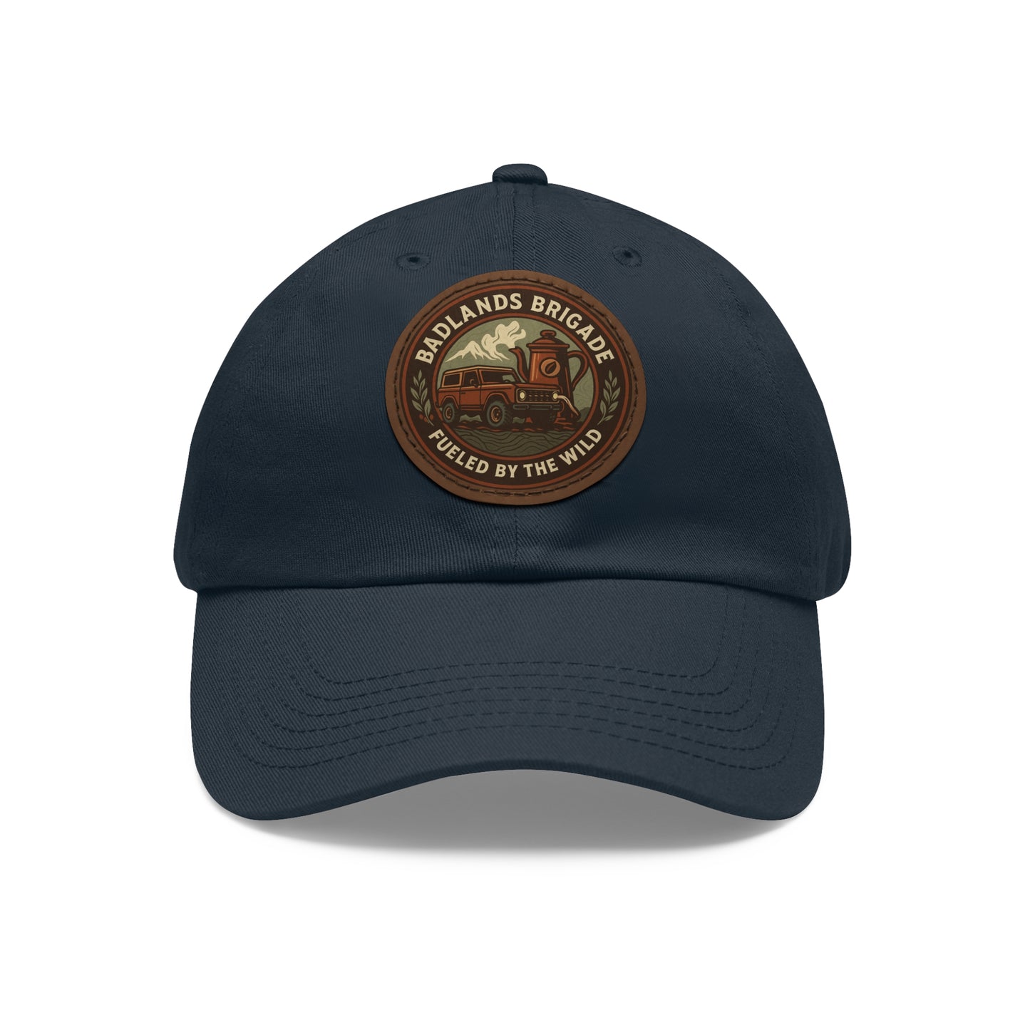 Fueled by the Wild - Badlands Brigade, Dad Hat with Leather Patch