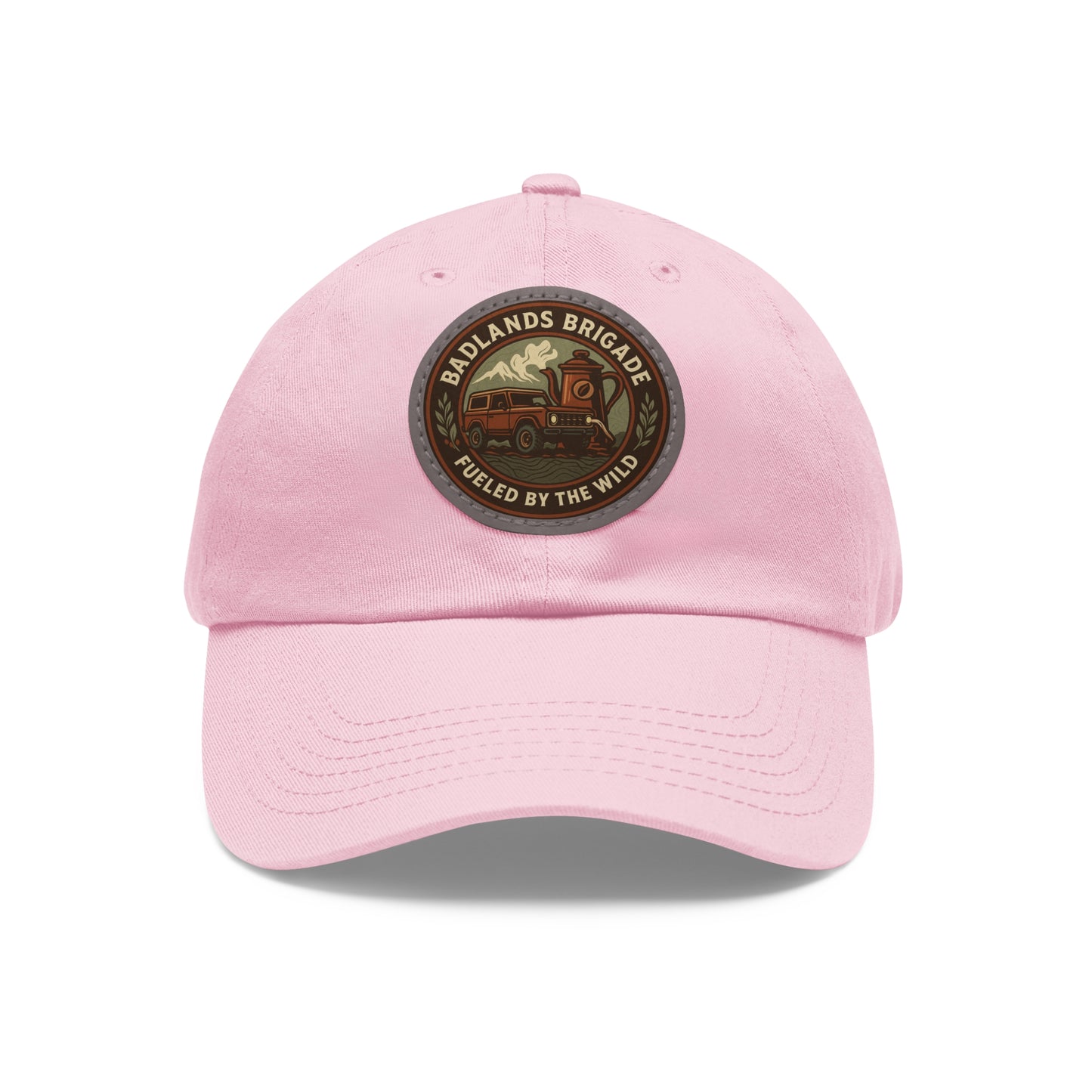 Fueled by the Wild - Badlands Brigade, Dad Hat with Leather Patch