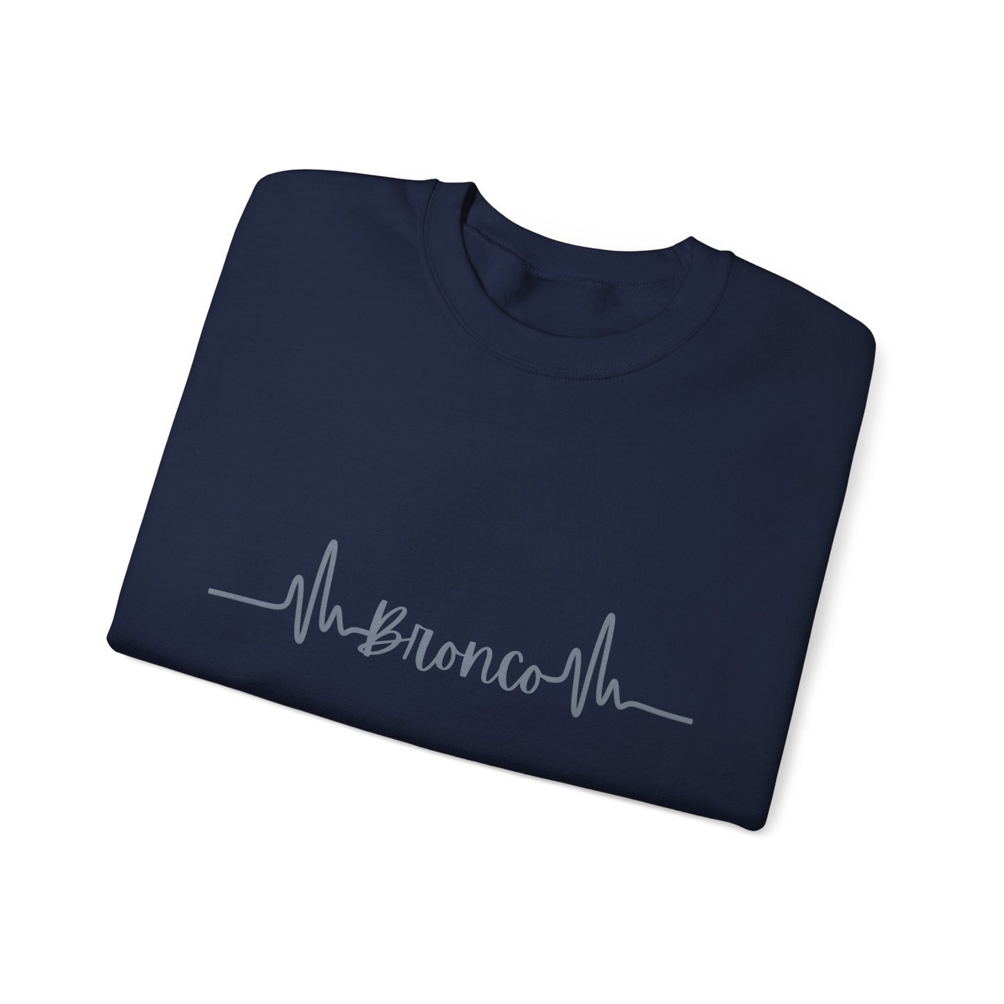 Bronco Heartrate - Unisex Heavy Blend Crewneck Sweatshirt