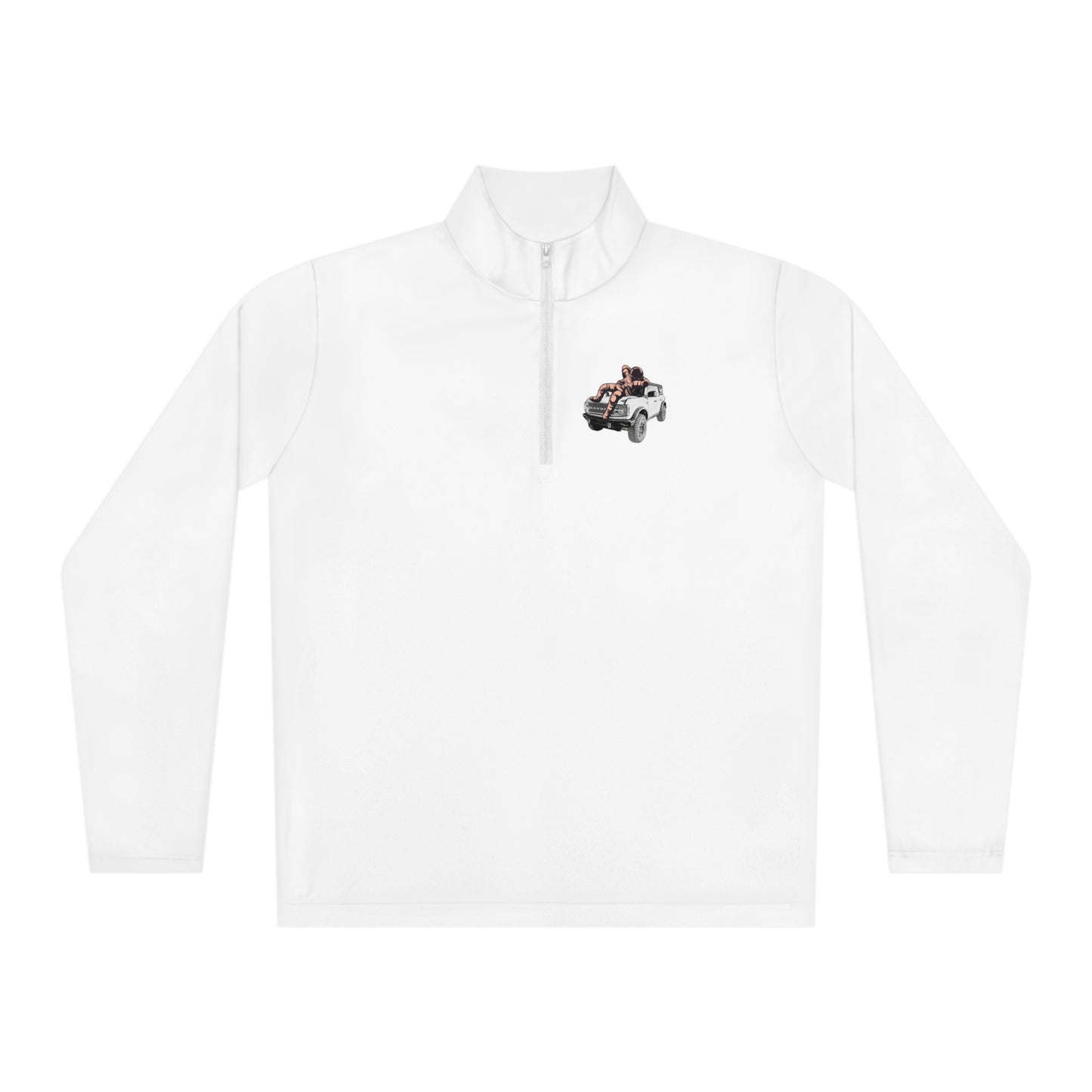 Space Bronco - Unisex Quarter-Zip Pullover