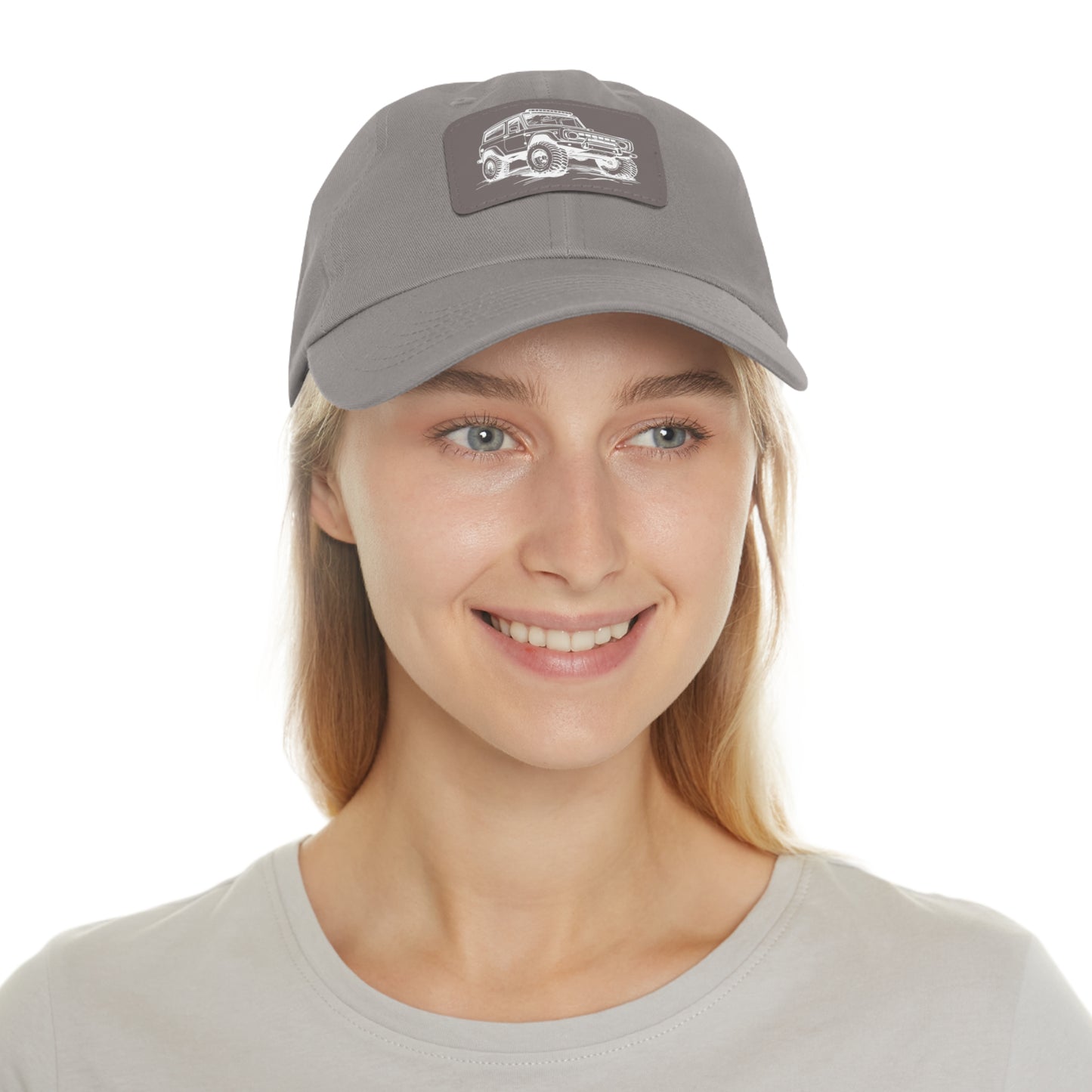 Off-Road Dad Hat with Leather Patch