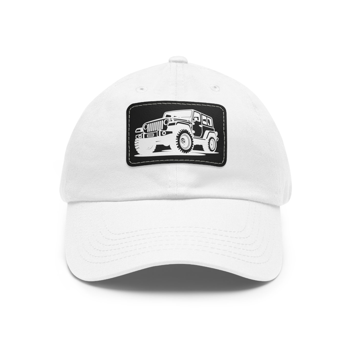 Off-Road Dad Hat with Leather Patch