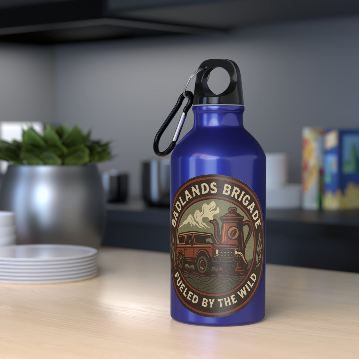 Fueled by the Wild - Badlands Brigade, Oregon Adventure Sport Bottle