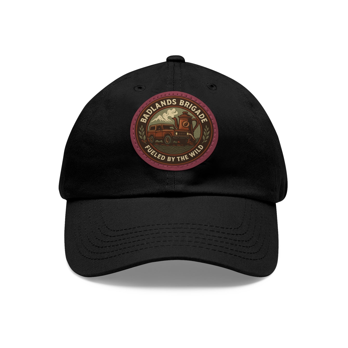 Fueled by the Wild - Badlands Brigade, Dad Hat with Leather Patch