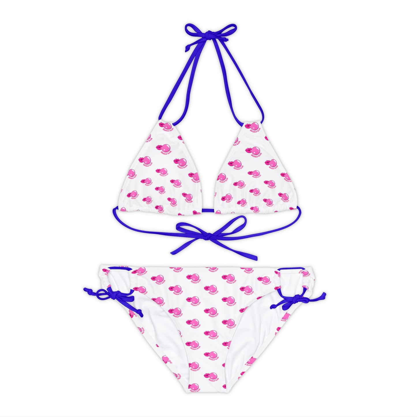 Bronco Babe - Bubblegum - Strappy Bikini Set