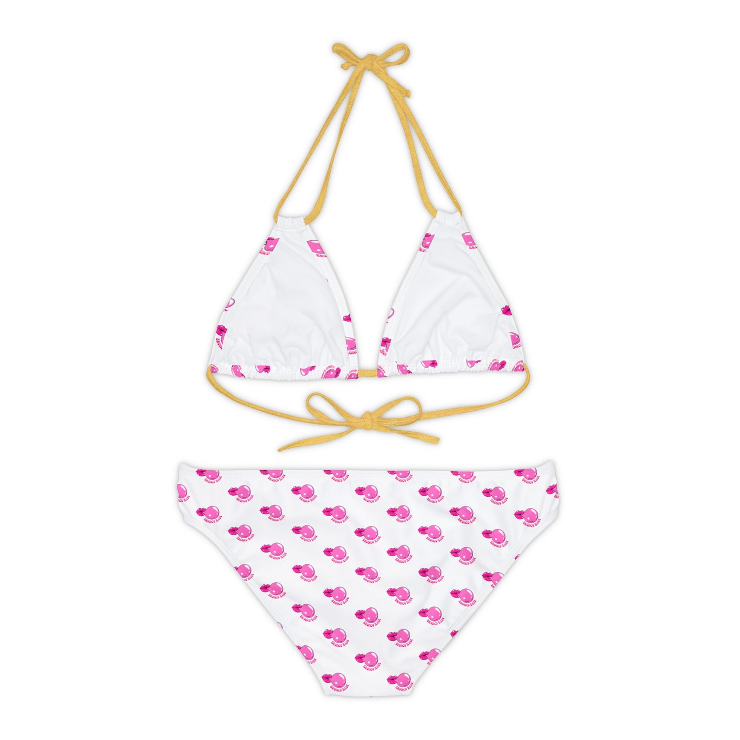 Bronco Babe - Bubblegum - Strappy Bikini Set