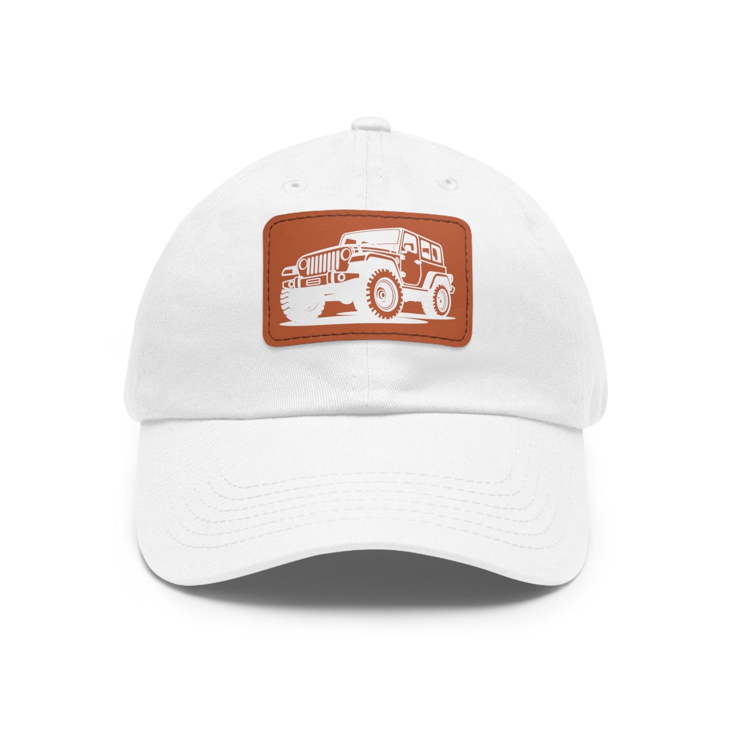 Off-Road Dad Hat with Leather Patch