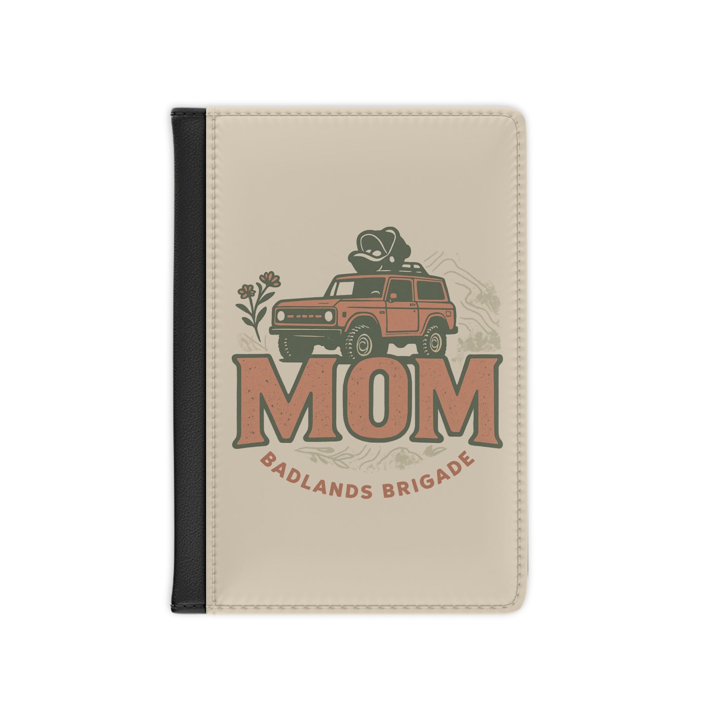 MOM's Adventure Stylish Passport Cover, Travel Accessory, Adventure Gift, Unique Holiday Present, Jetsetter Essential