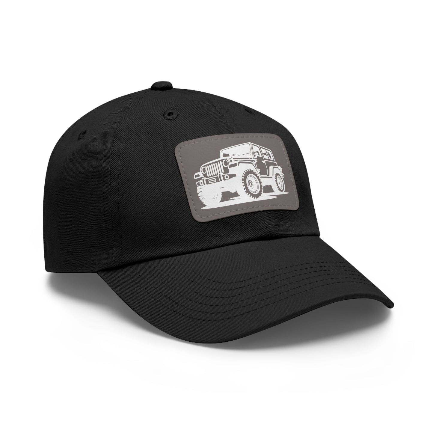 Off-Road Dad Hat with Leather Patch