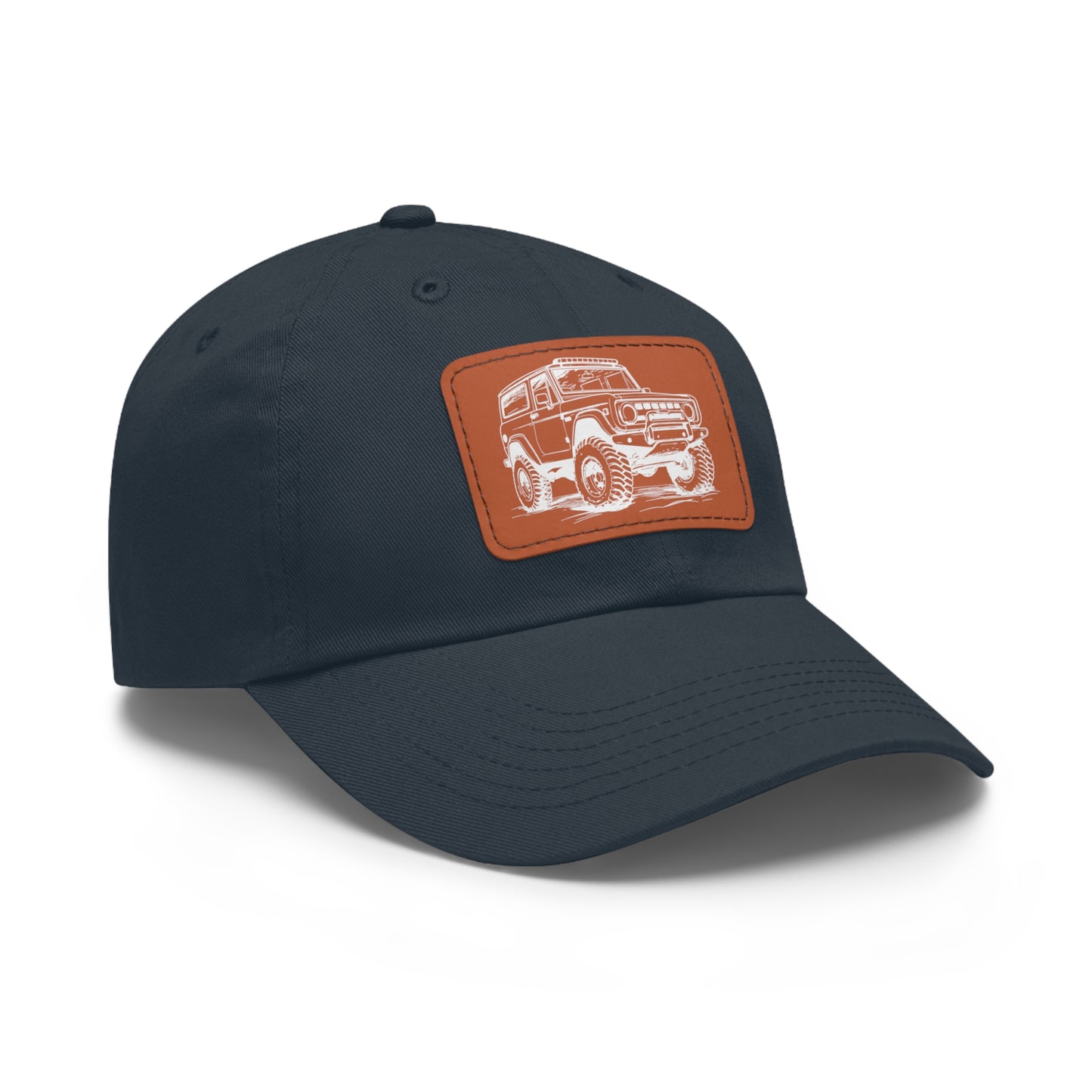 Off-Road Dad Hat with Leather Patch