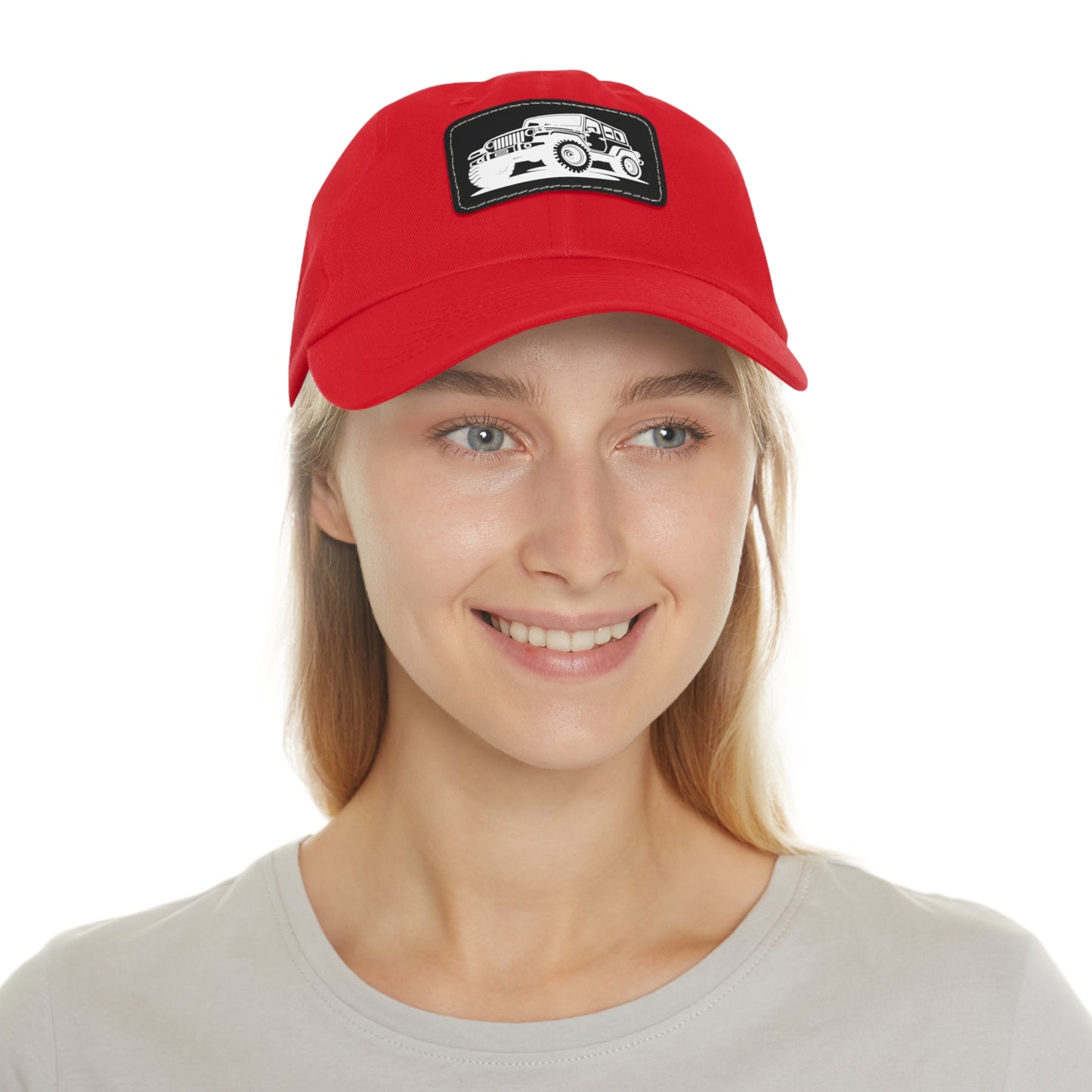 Off-Road Dad Hat with Leather Patch