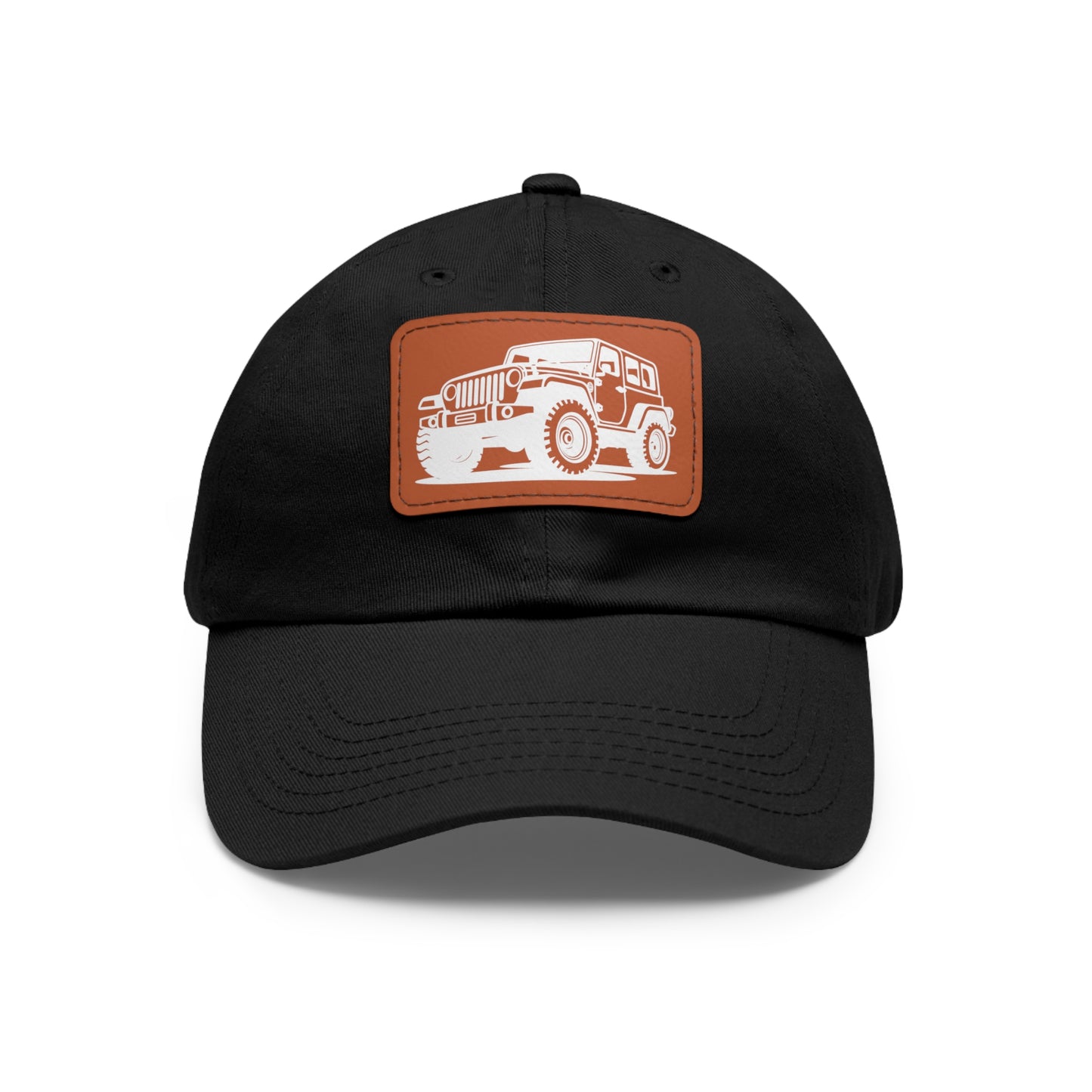 Off-Road Dad Hat with Leather Patch