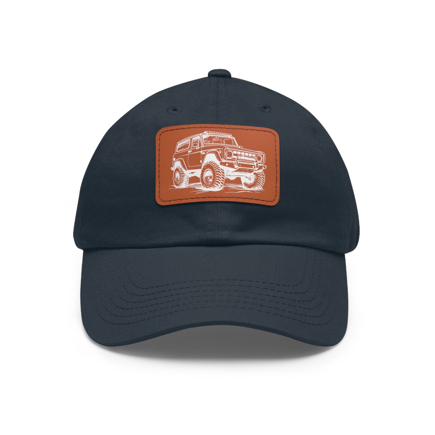Off-Road Dad Hat with Leather Patch