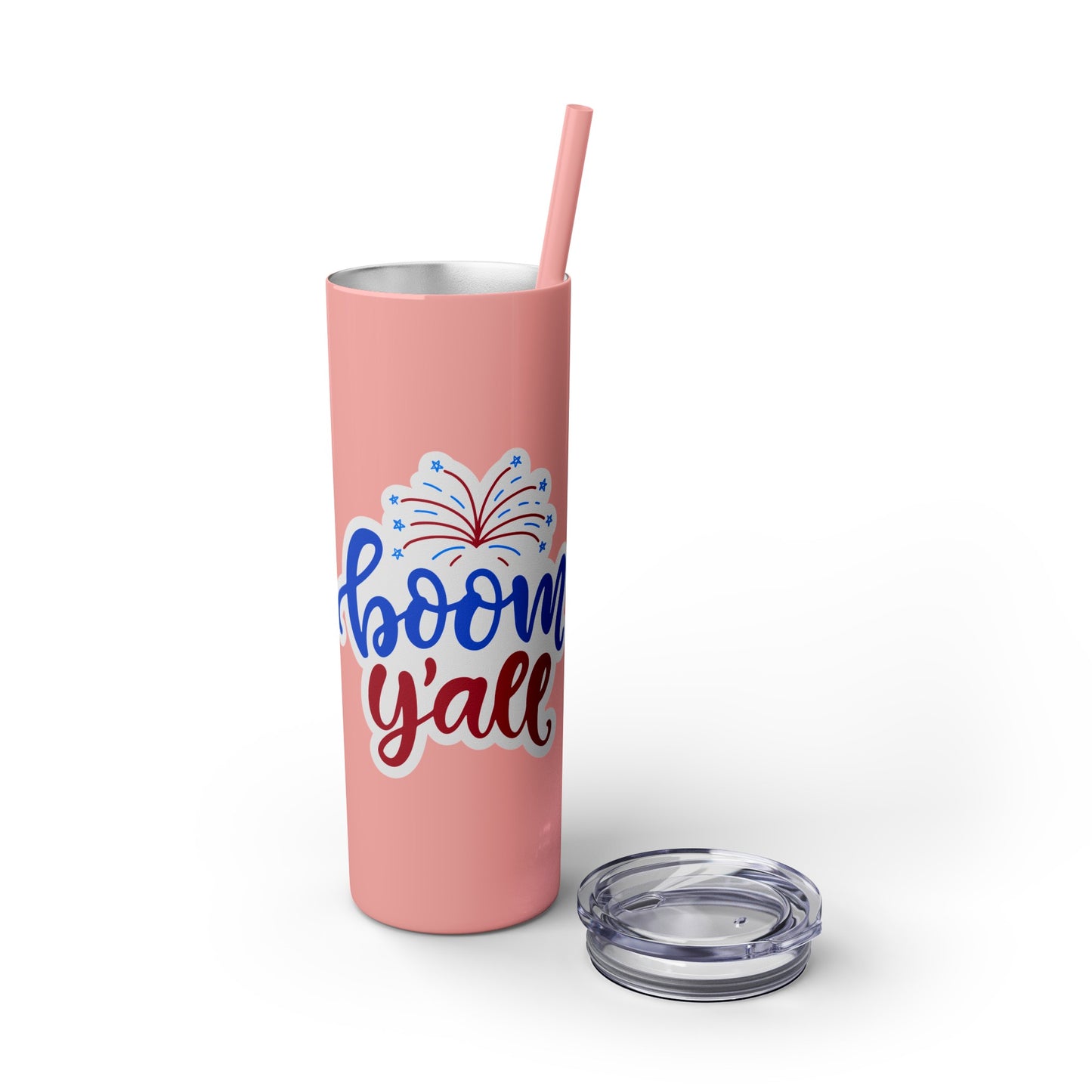 Patriot Skinny Tumbler with Straw, 20oz