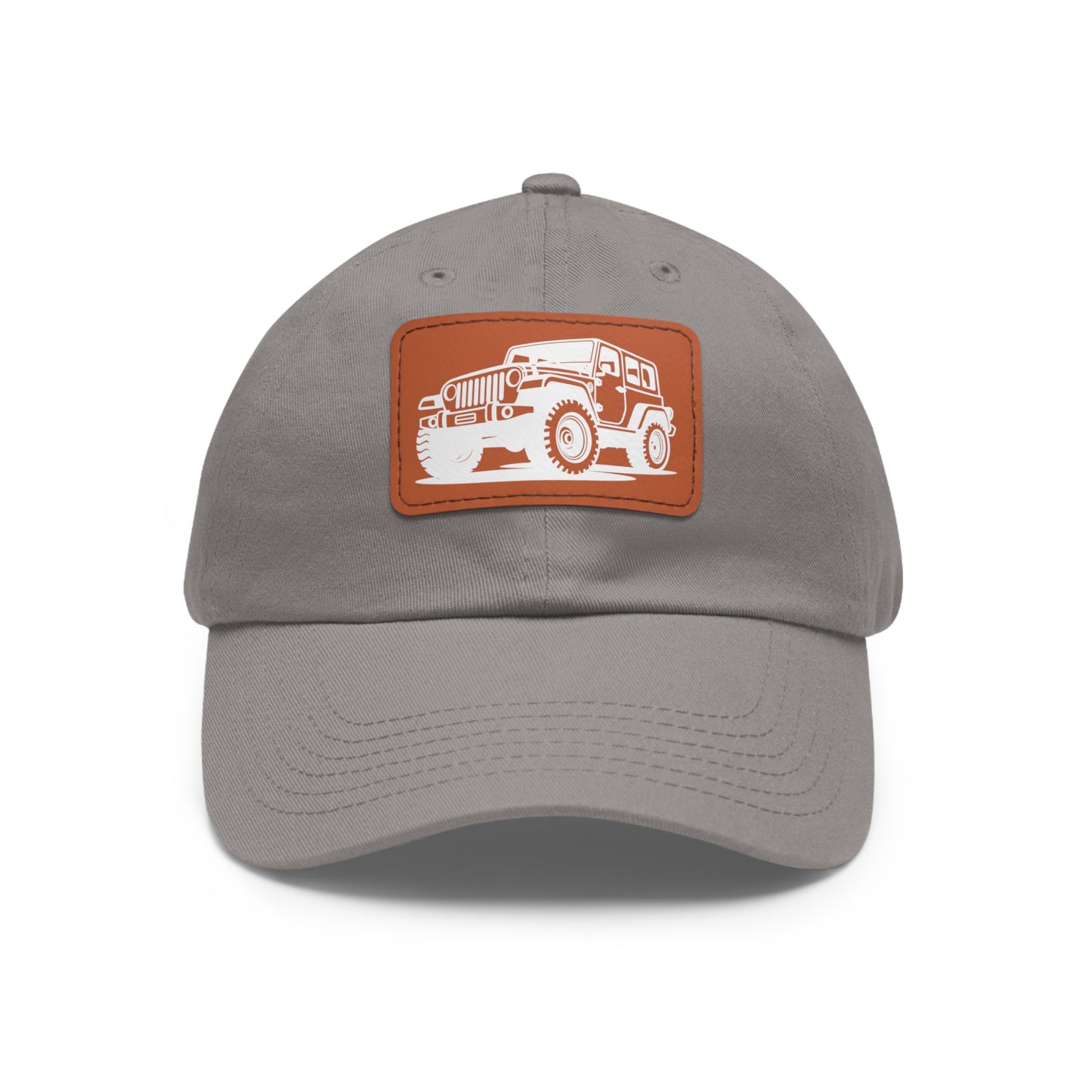 Off-Road Dad Hat with Leather Patch