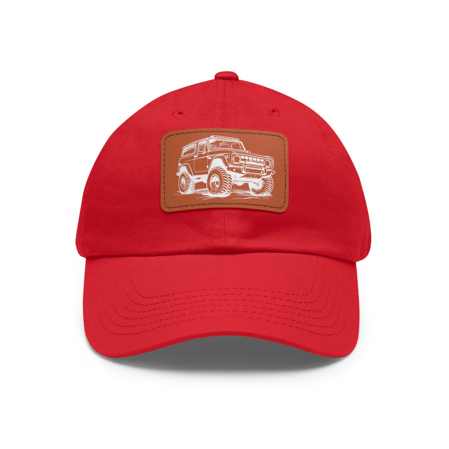 Off-Road Dad Hat with Leather Patch