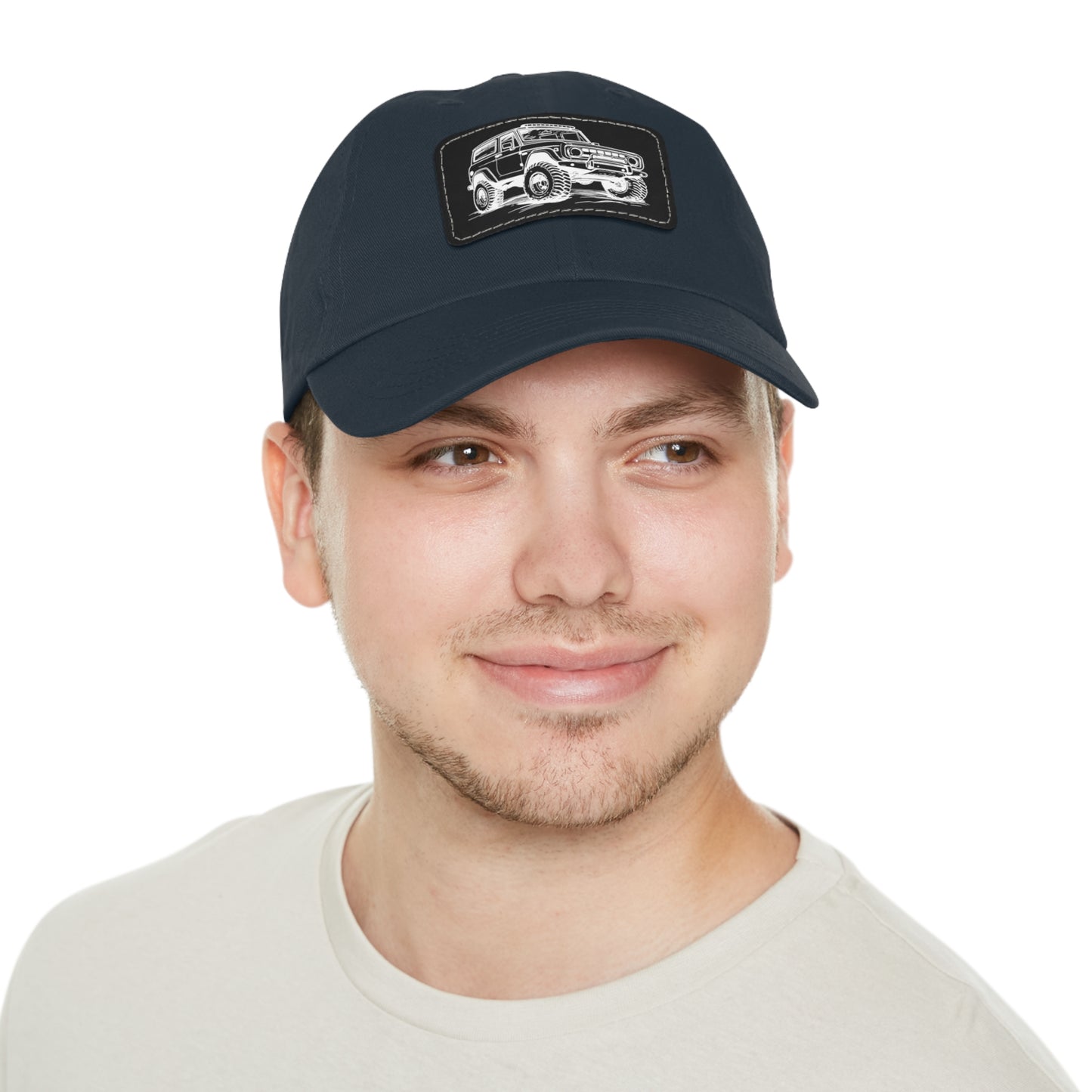 Off-Road Dad Hat with Leather Patch