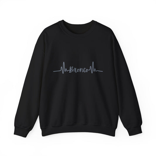 Bronco Heartrate - Unisex Heavy Blend Crewneck Sweatshirt