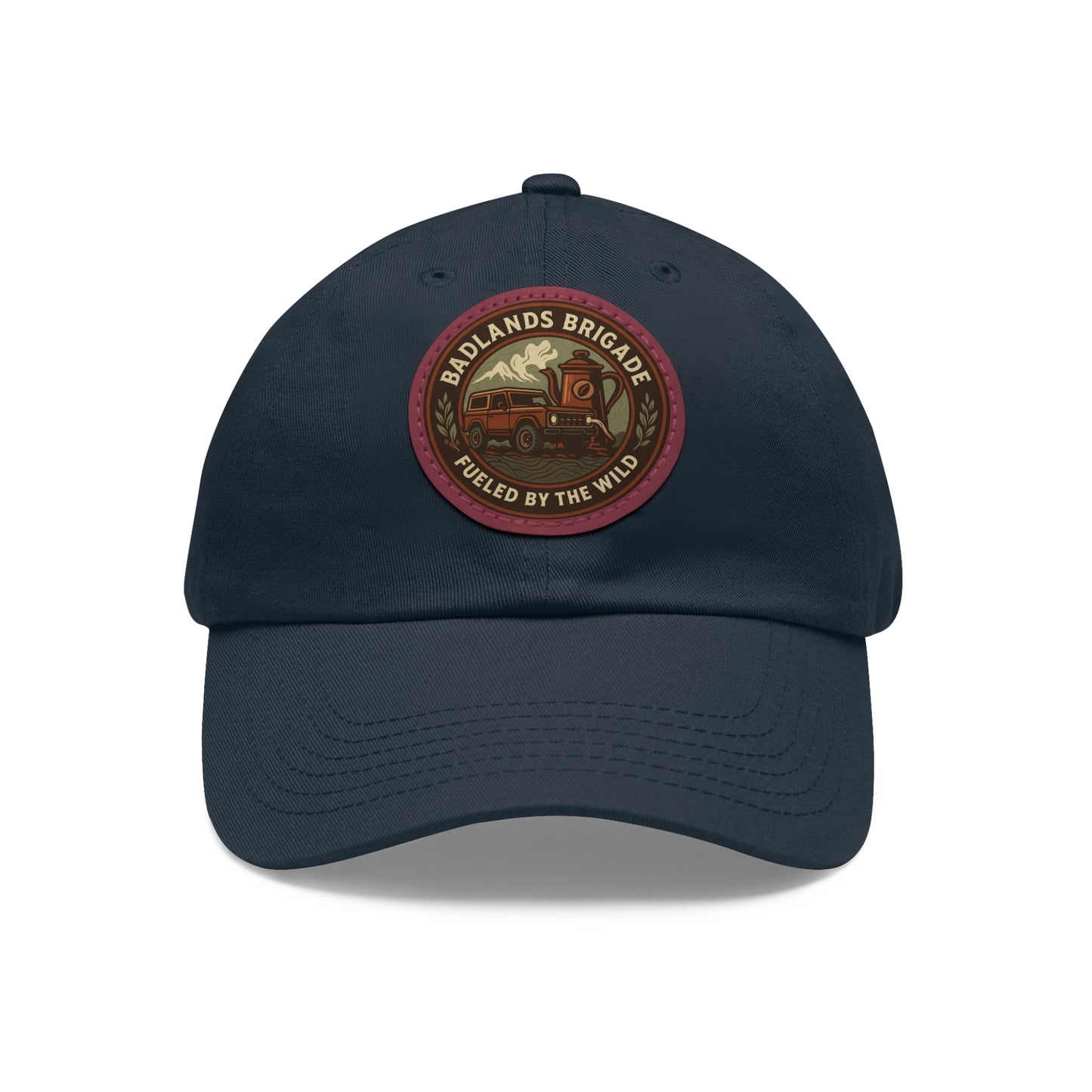 Fueled by the Wild - Badlands Brigade, Dad Hat with Leather Patch
