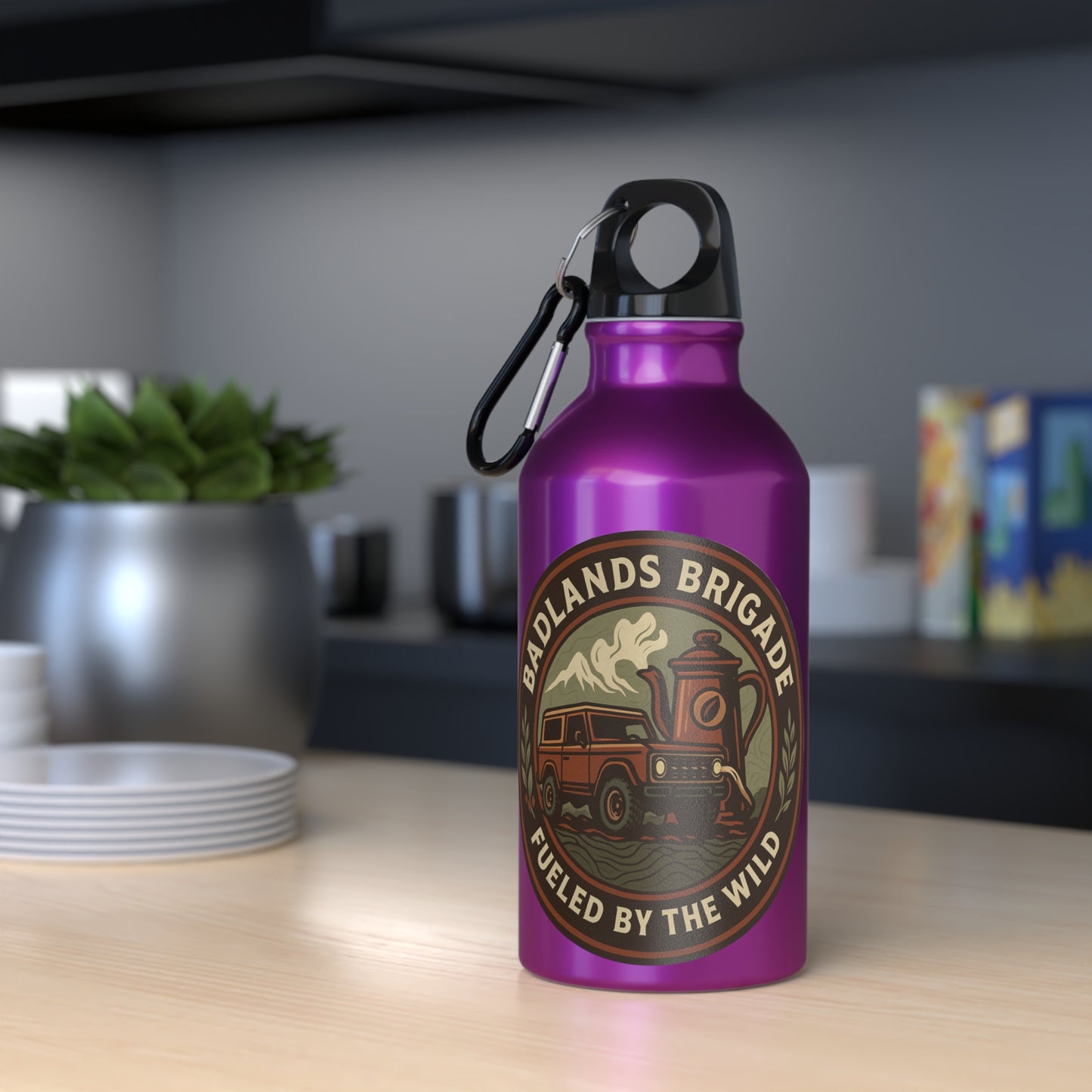 Fueled by the Wild - Badlands Brigade, Oregon Adventure Sport Bottle