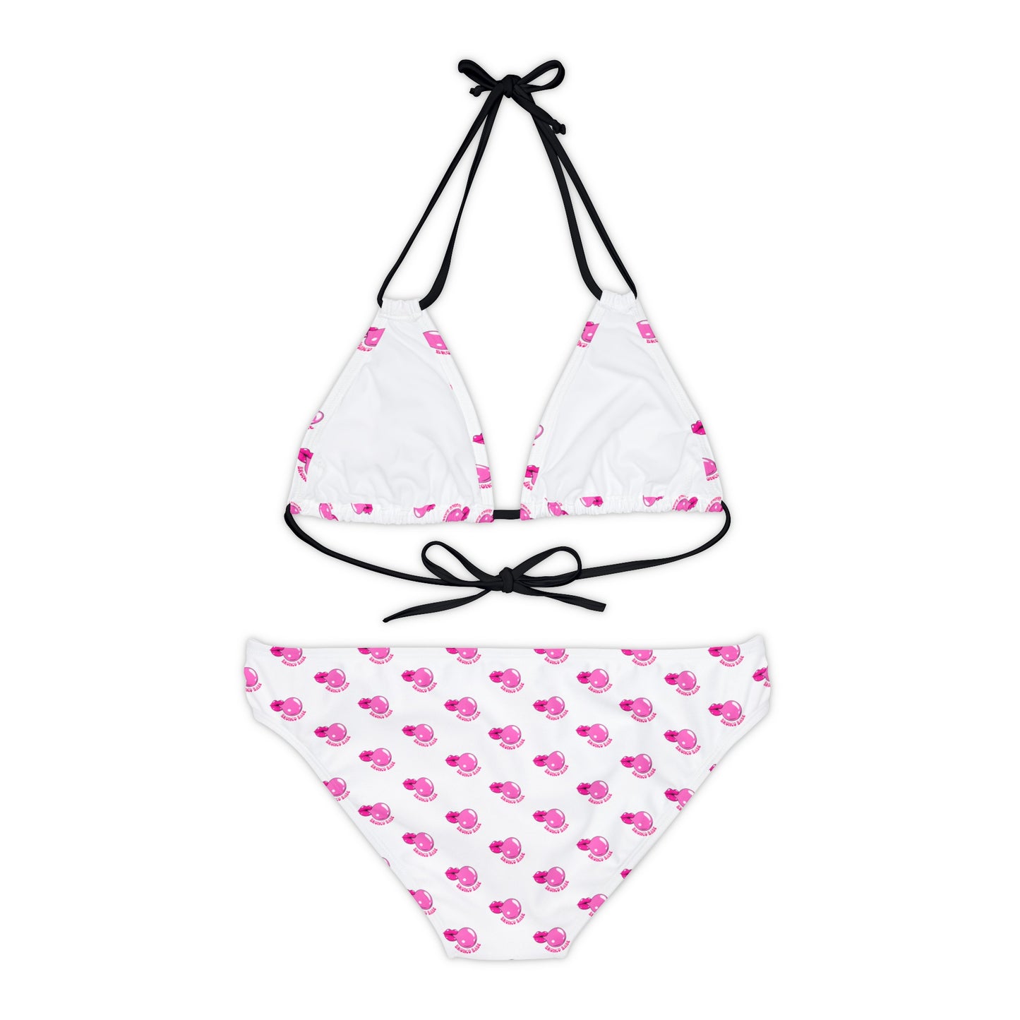 Bronco Babe - Bubblegum - Strappy Bikini Set