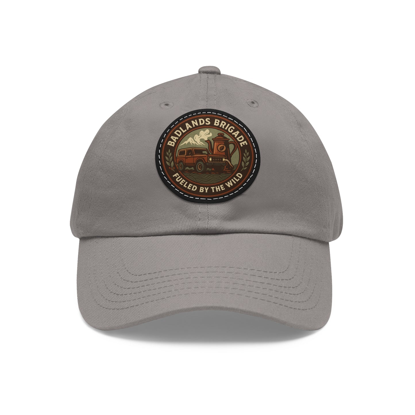 Fueled by the Wild - Badlands Brigade, Dad Hat with Leather Patch