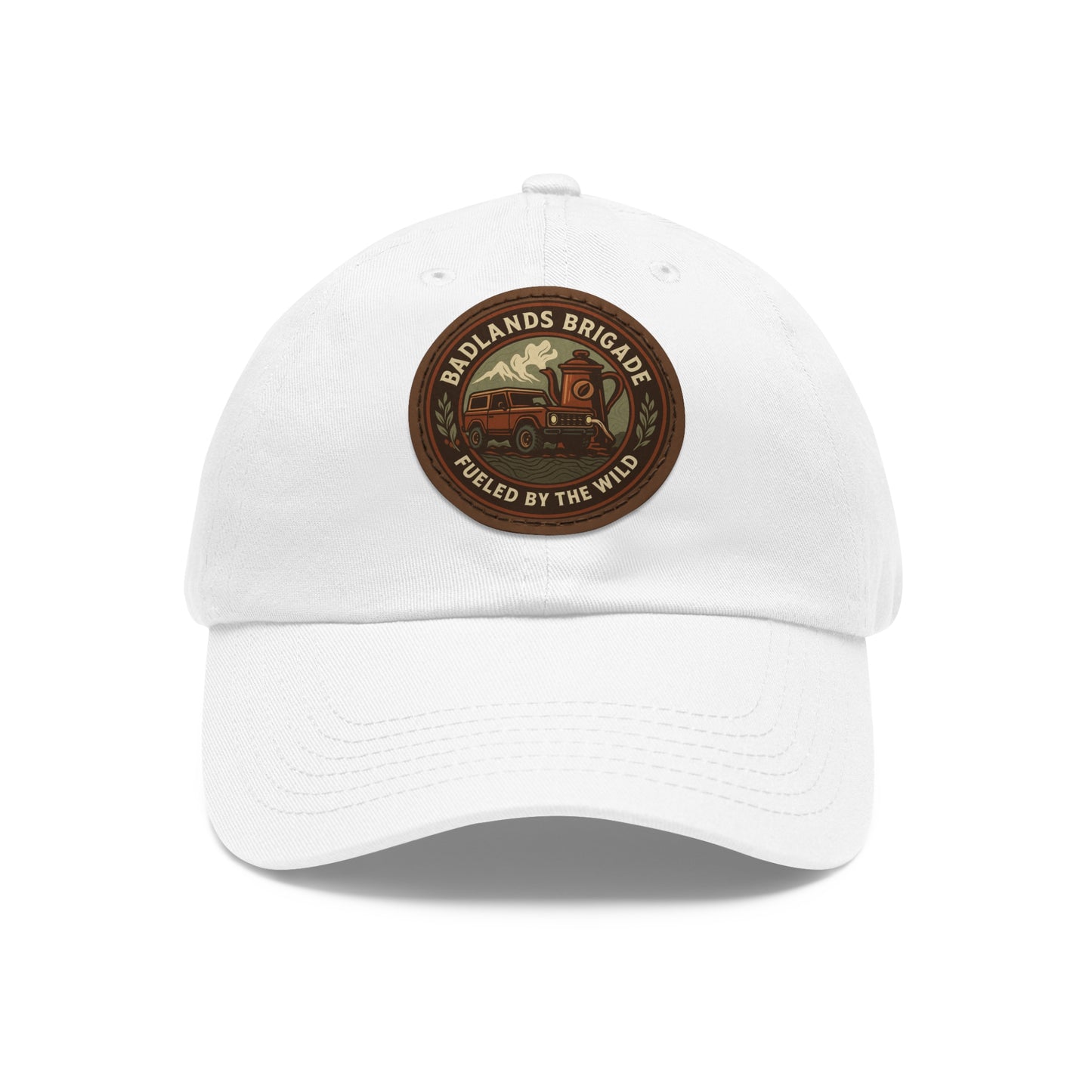 Fueled by the Wild - Badlands Brigade, Dad Hat with Leather Patch