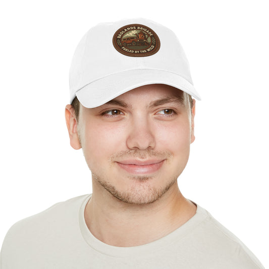 Fueled by the Wild - Badlands Brigade, Dad Hat with Leather Patch