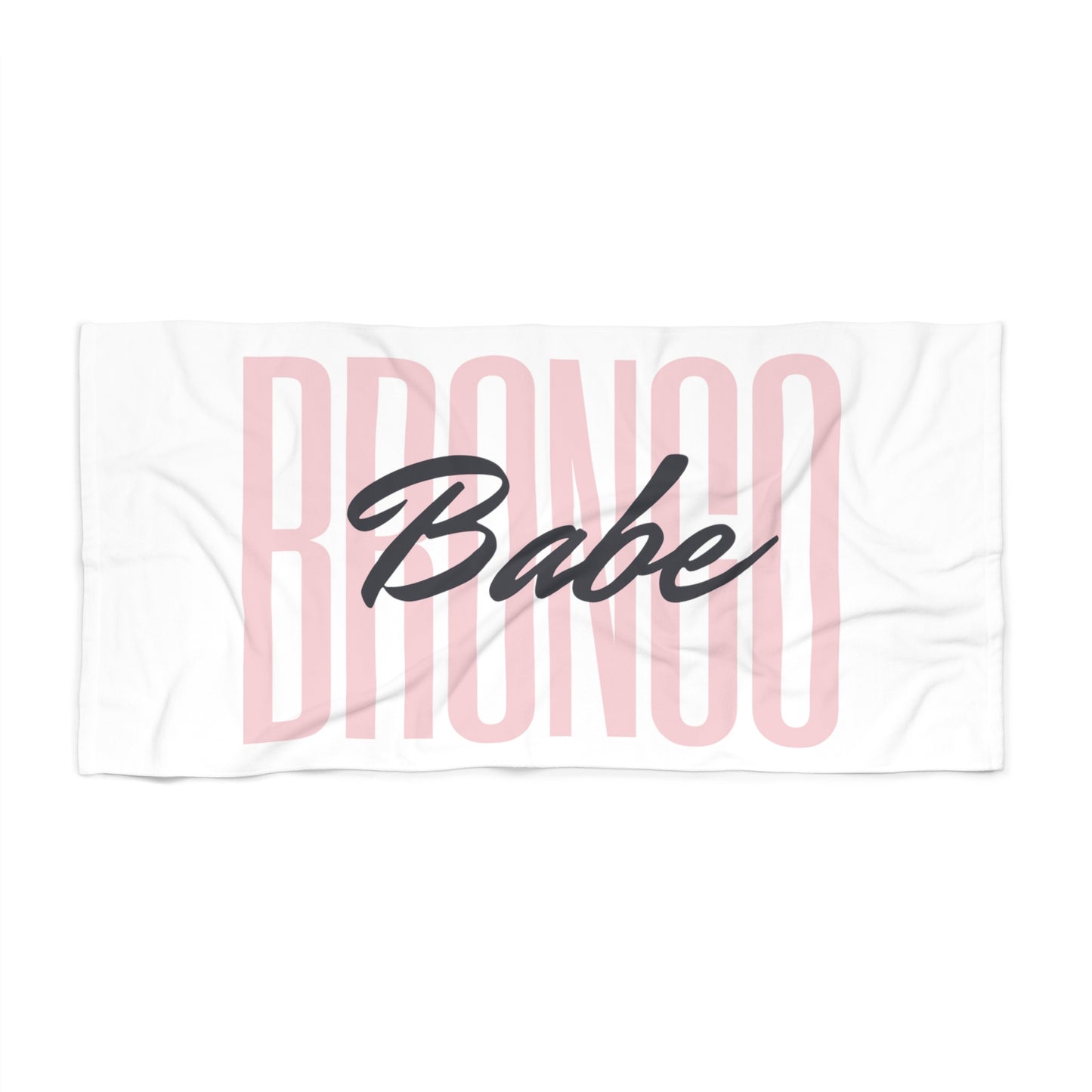 Bronco Babe - Beach Towel