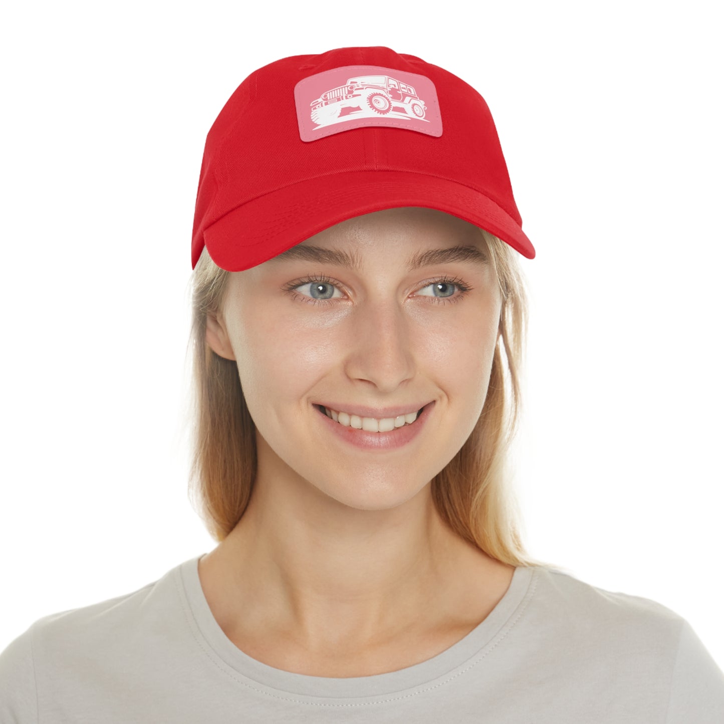 Off-Road Dad Hat with Leather Patch