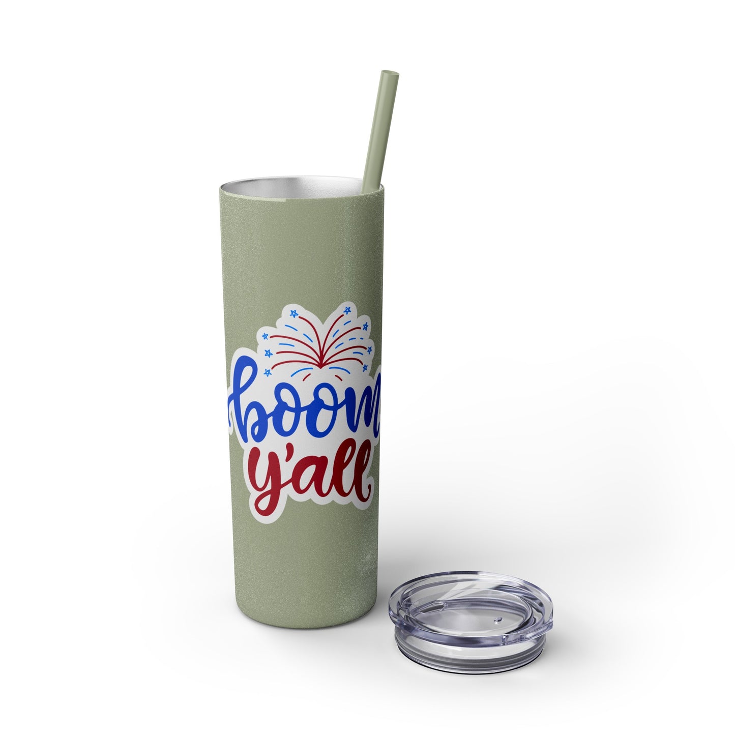 Patriot Skinny Tumbler with Straw, 20oz