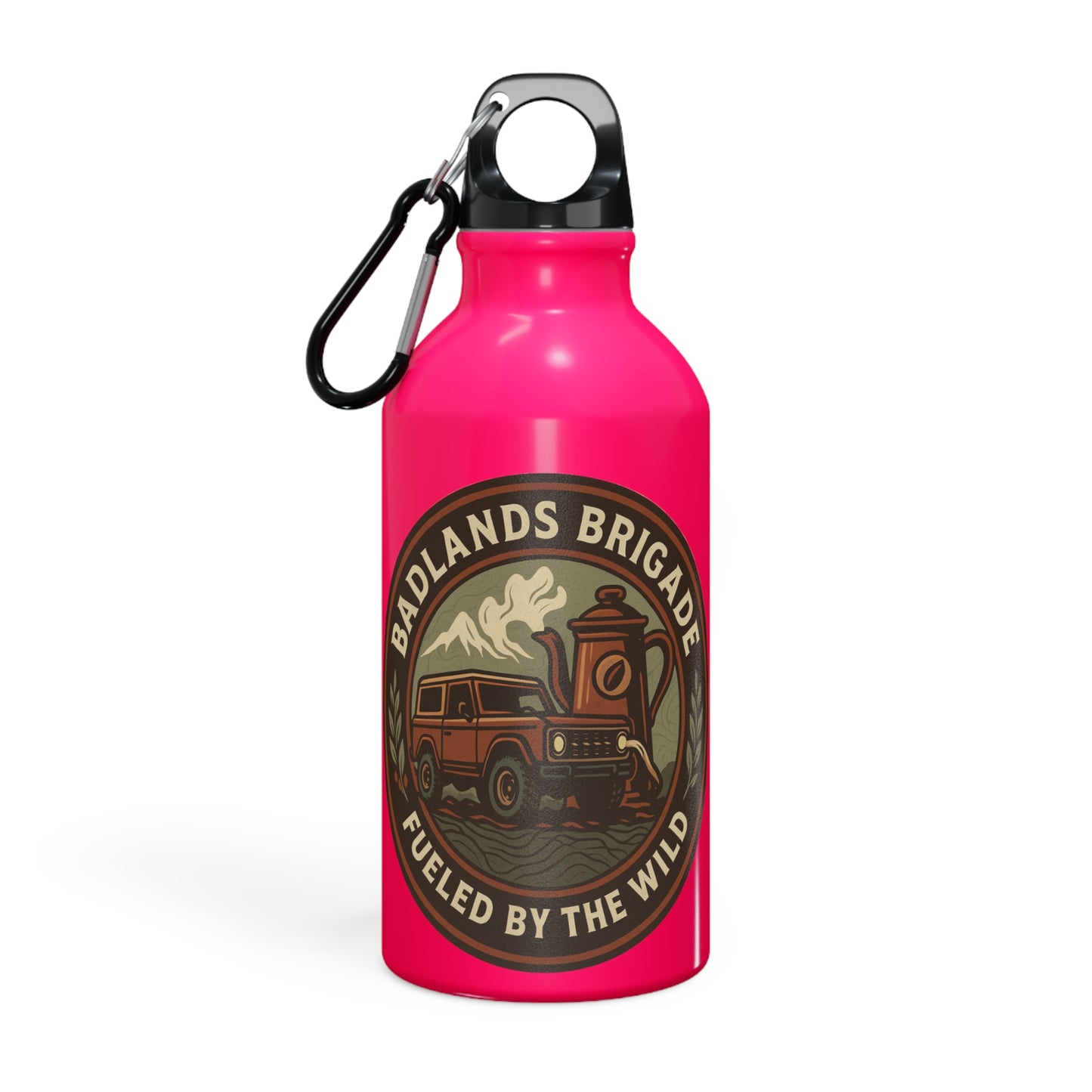 Fueled by the Wild - Badlands Brigade, Oregon Adventure Sport Bottle