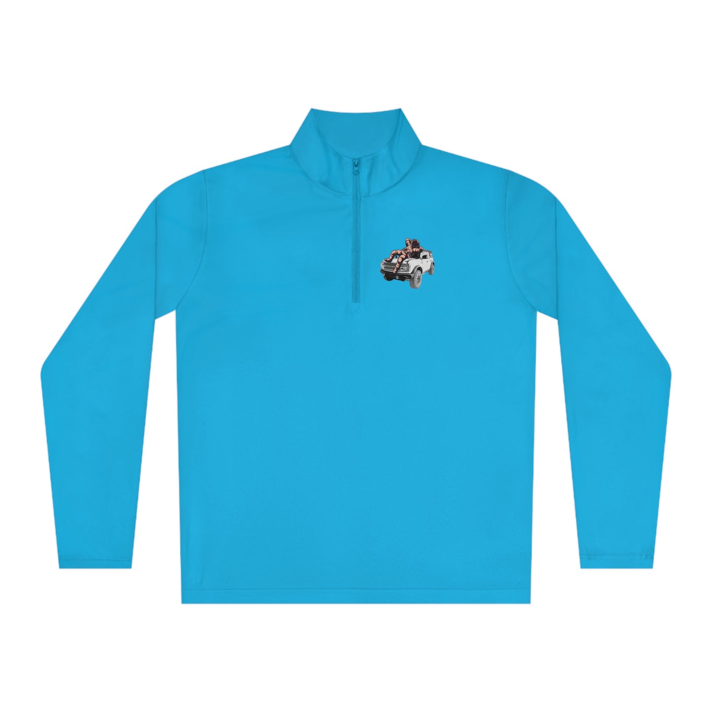 Space Bronco - Unisex Quarter-Zip Pullover