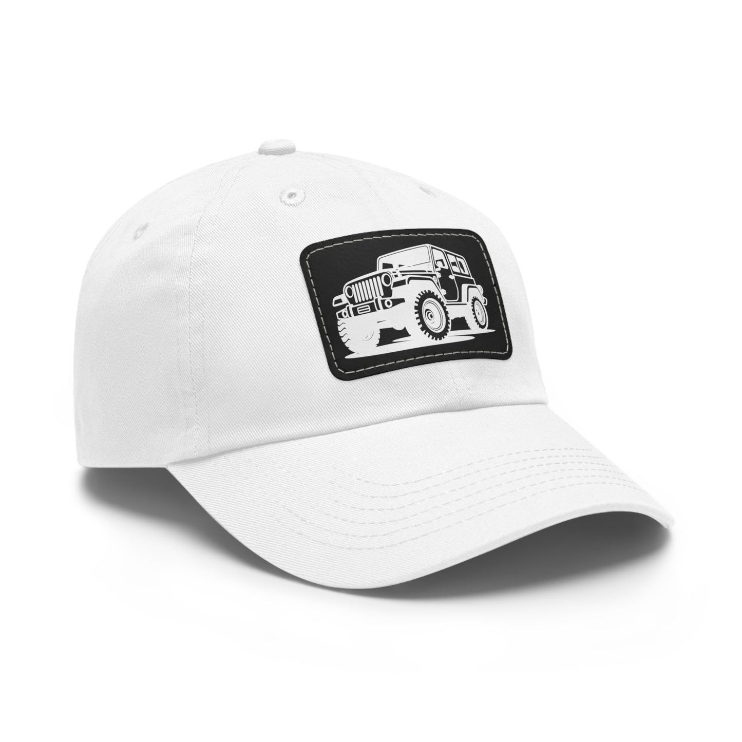Off-Road Dad Hat with Leather Patch