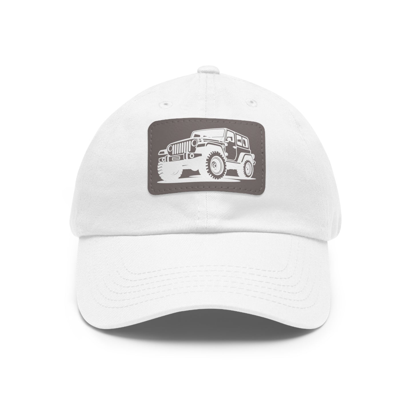 Off-Road Dad Hat with Leather Patch