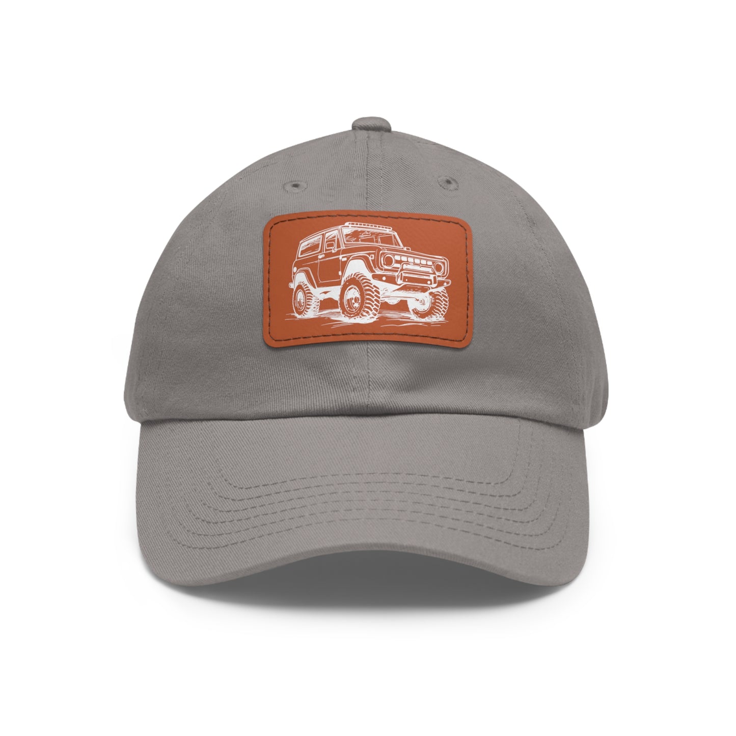 Off-Road Dad Hat with Leather Patch