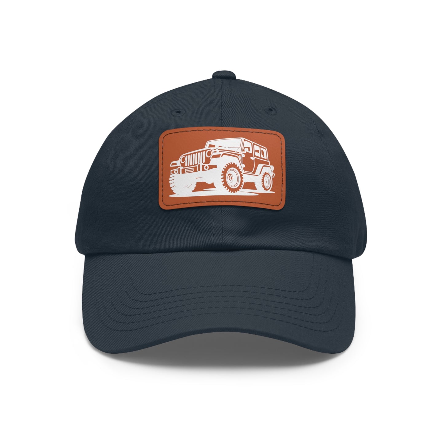 Off-Road Dad Hat with Leather Patch