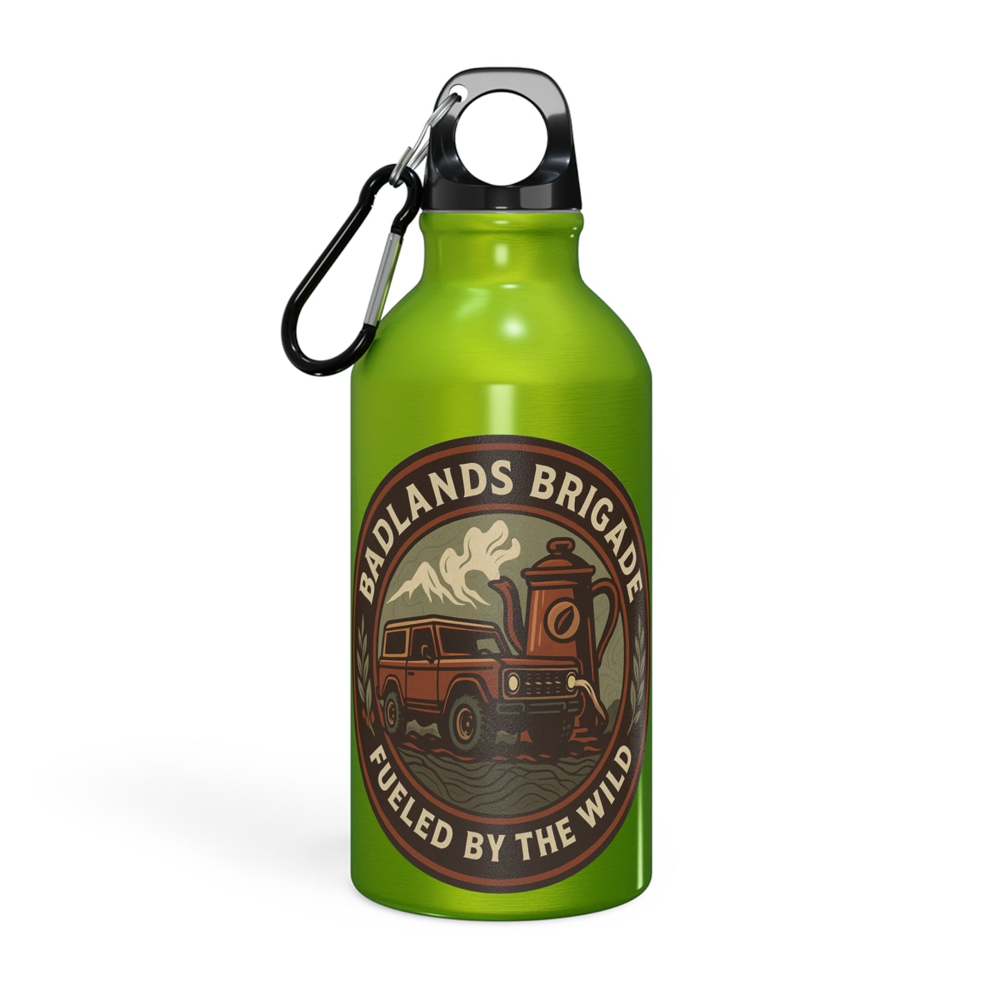 Fueled by the Wild - Badlands Brigade, Oregon Adventure Sport Bottle