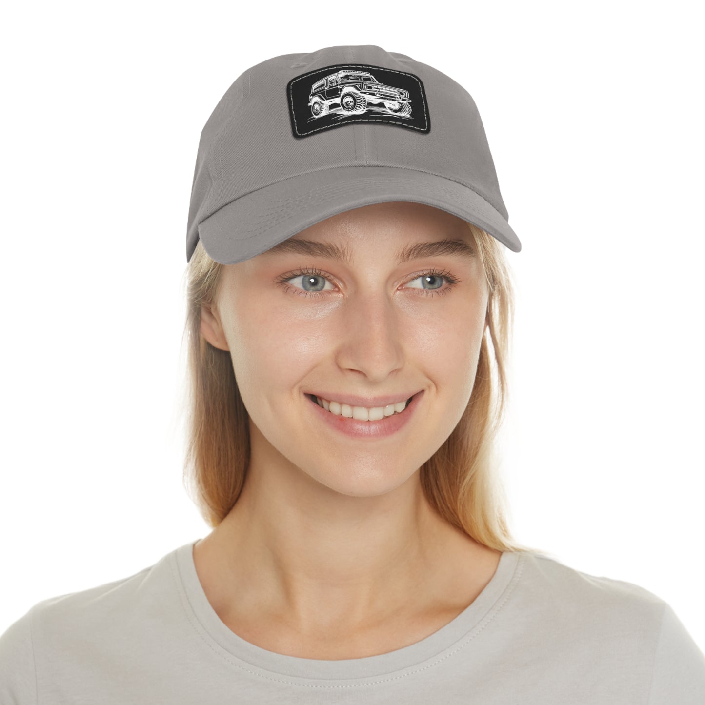 Off-Road Dad Hat with Leather Patch