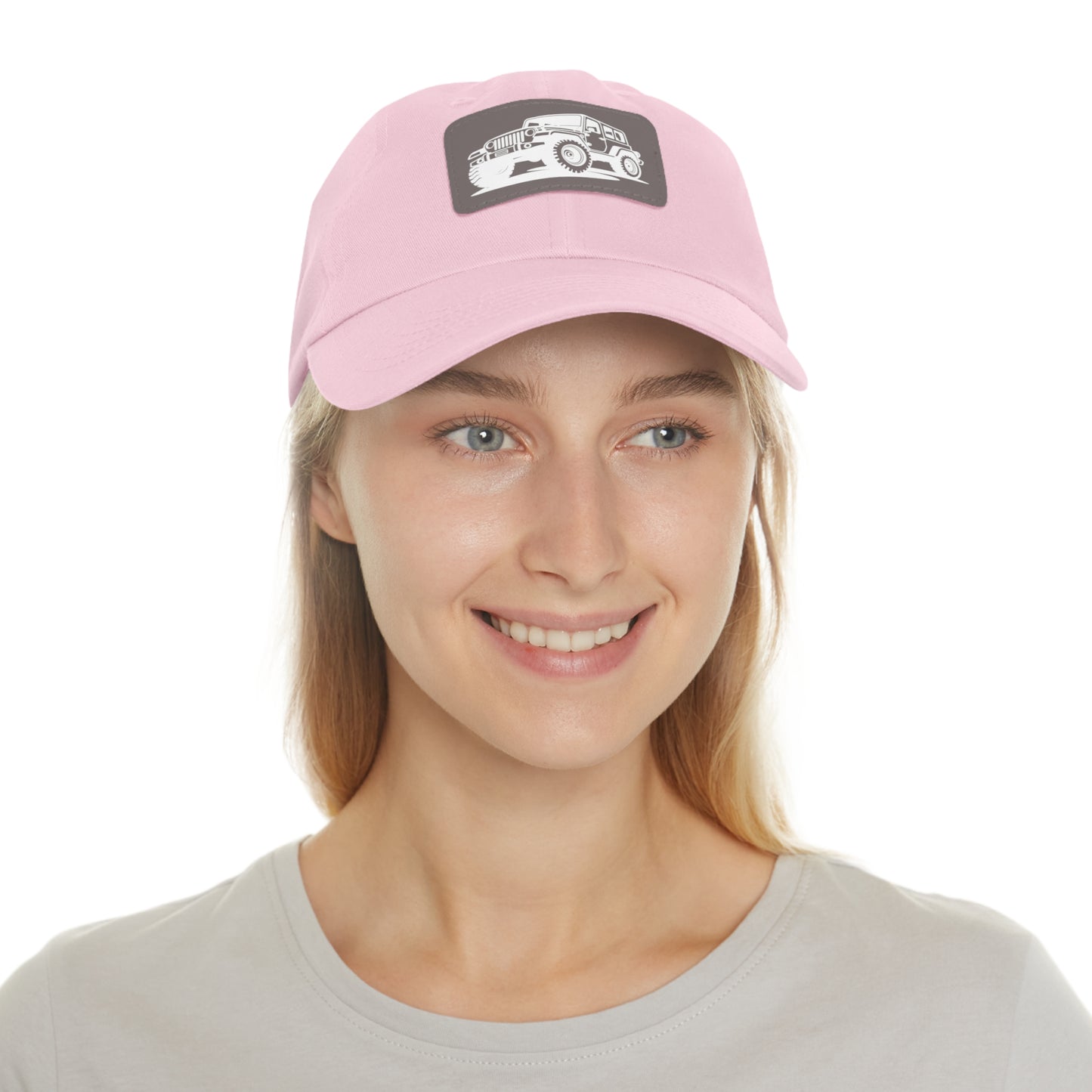 Off-Road Dad Hat with Leather Patch