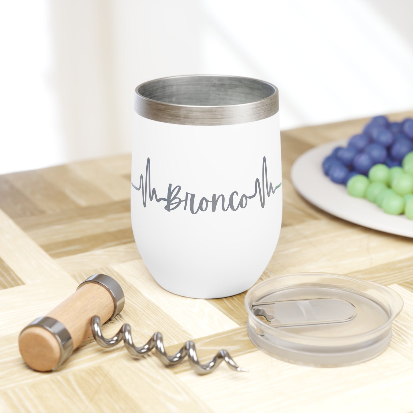 Bronco Heartrate - Chill Wine Tumbler