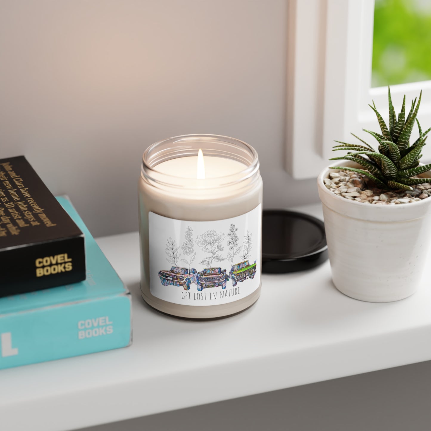 Get Lost In Nature - Bronco / Ford / Truck - Scented Soy Candle, 9oz